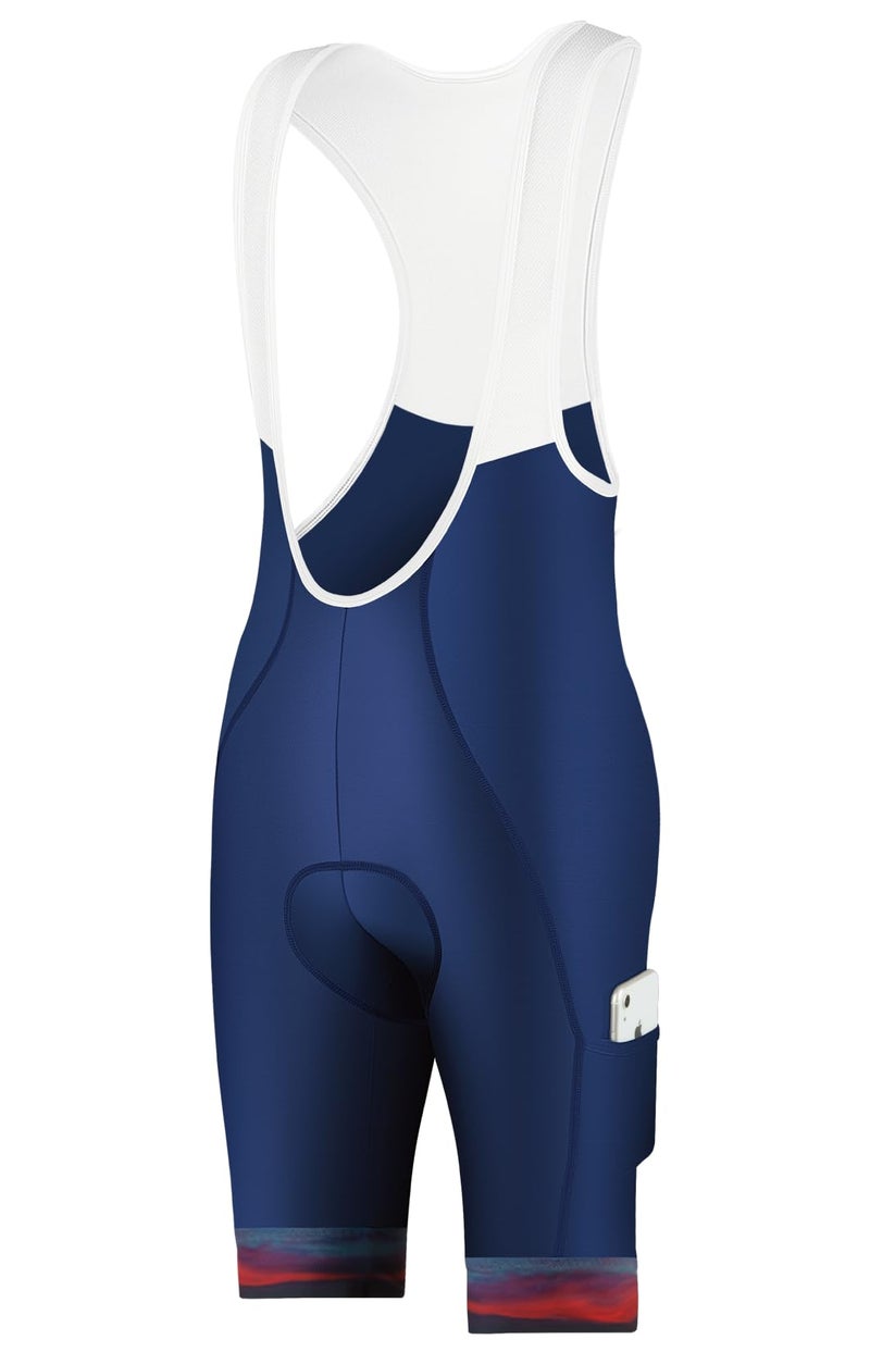 CEROTIPOLAR Cycling Bibs Men, Long Riding Pad Bicycle Biking Bib Shorts UPF50+ - Image 1