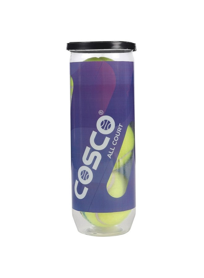 COSCO Rubber Tennis Ball (Multicolour) Standard Size - Image 5
