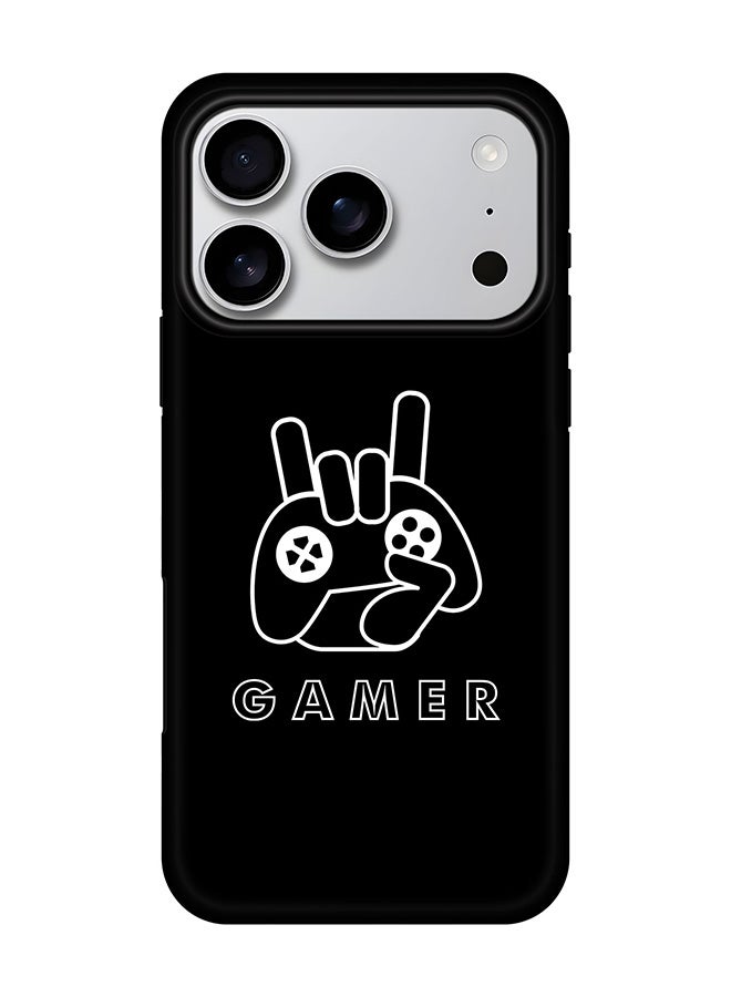 Stylizedd Tough Pro Magnetic Case for iPhone 17 Pro, Dual Layer hybrid PC + TPU Mobile Cover Matte - Gamer