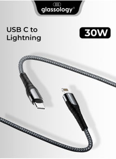 glassology 2 Meter USB-C to Lightning Cable [MFi Certified] for Fast Charging Power Delivery PD 30W – Compatible with iPhone 8–16 Series  - Image 1
