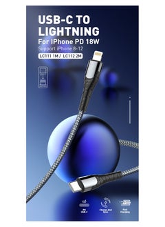 glassology 2 Meter USB-C to Lightning Cable [MFi Certified] for Fast Charging Power Delivery PD 30W – Compatible with iPhone 8–16 Series  - Image 2