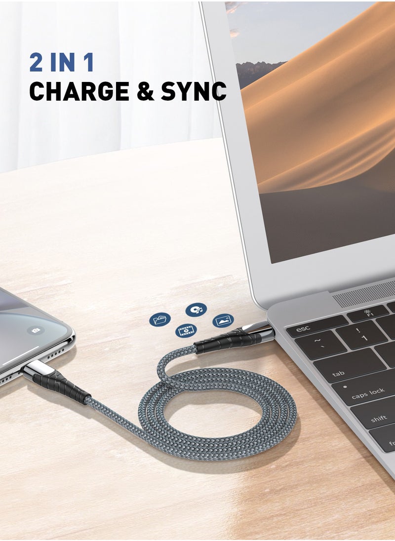 1 Meter USB-C to Lightning Cable [MFi Certified] for Fast Charging Power Delivery PD 30W – Compatible with iPhone 8–16 Series