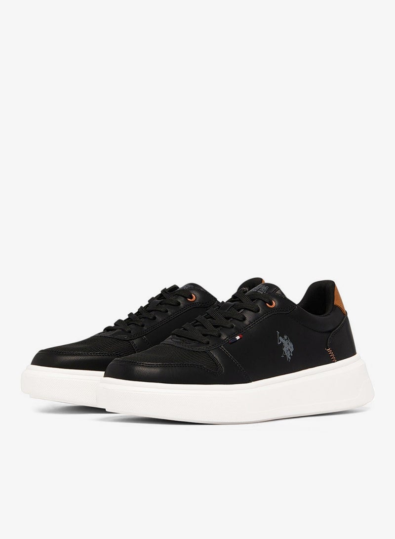U.S. Polo Assn. Men's Black Low-Top Limited Edition Sneakers Shoes - Super Light, A Dream for Every Feet Lover! - Image 2