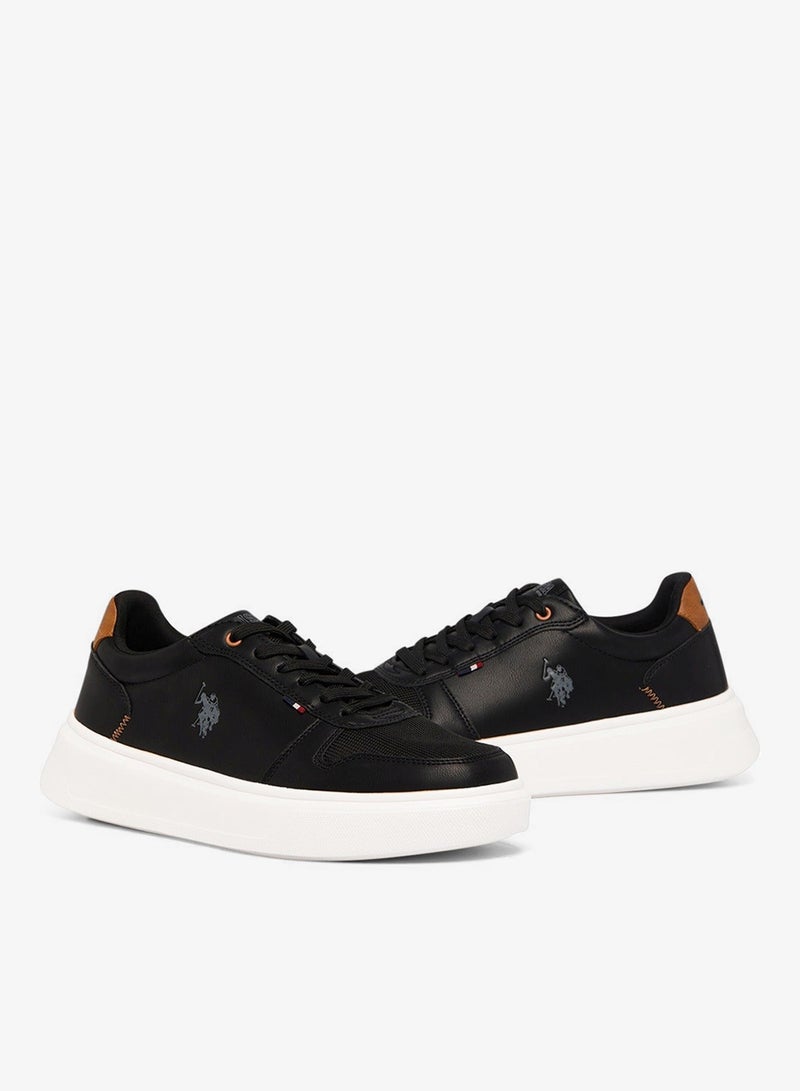 U.S. Polo Assn. Men's Black Low-Top Limited Edition Sneakers Shoes - Super Light, A Dream for Every Feet Lover! - Image 3