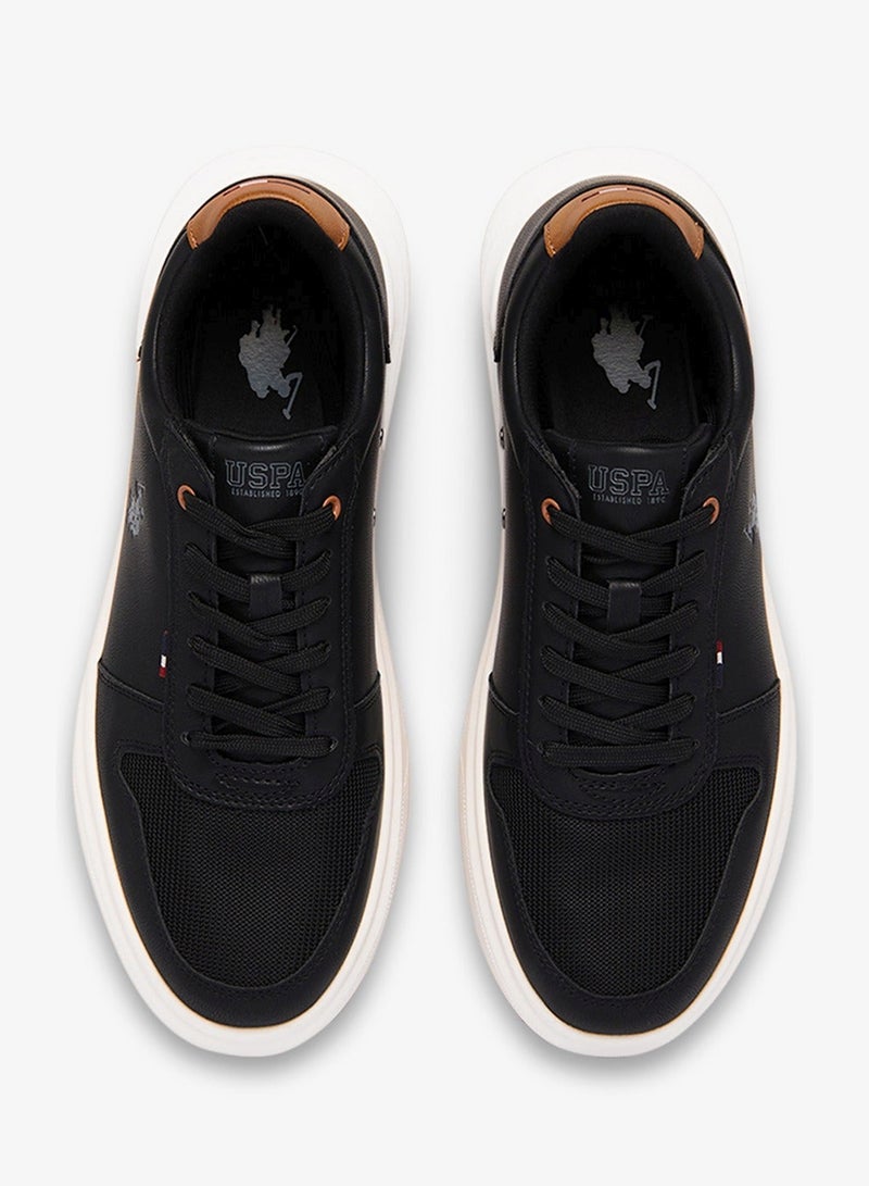 U.S. Polo Assn. Men's Black Low-Top Limited Edition Sneakers Shoes - Super Light, A Dream for Every Feet Lover! - Image 4