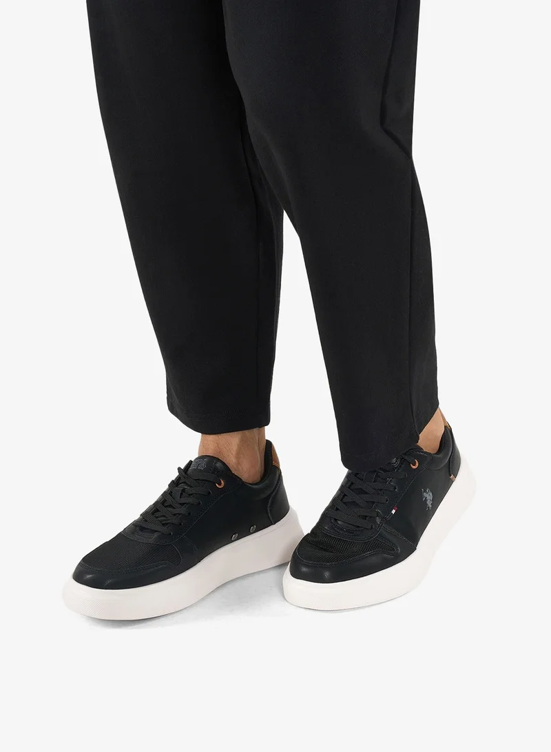 U.S. Polo Assn. Black Men's Black Low-Top Limited Edition Sneakers Shoes - Super Light, A Dream for Every Feet Lover! for Men | Best Price UAE