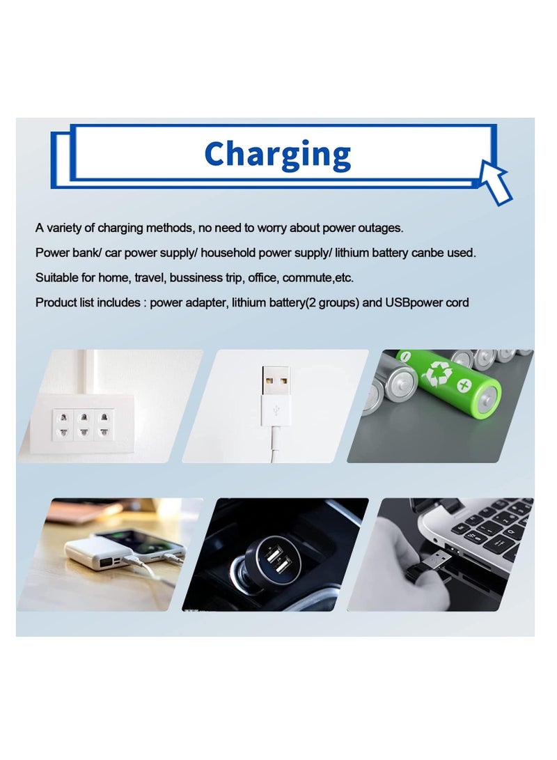 Excefore Insulin Cooler Case, Portable Insulin Refrigerator with Temperature LED Display Screen, Insulin Cooler Travel Case, Keeping Cooling 35℉ ~ 46 F, Insulin Fridge with Handle and Alarm, White - Image 3