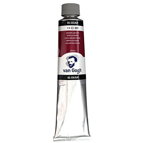 Talens Van Gogh Oil Color Paint, 200ml Tube, Madder Lake Deep 331 - Image 4