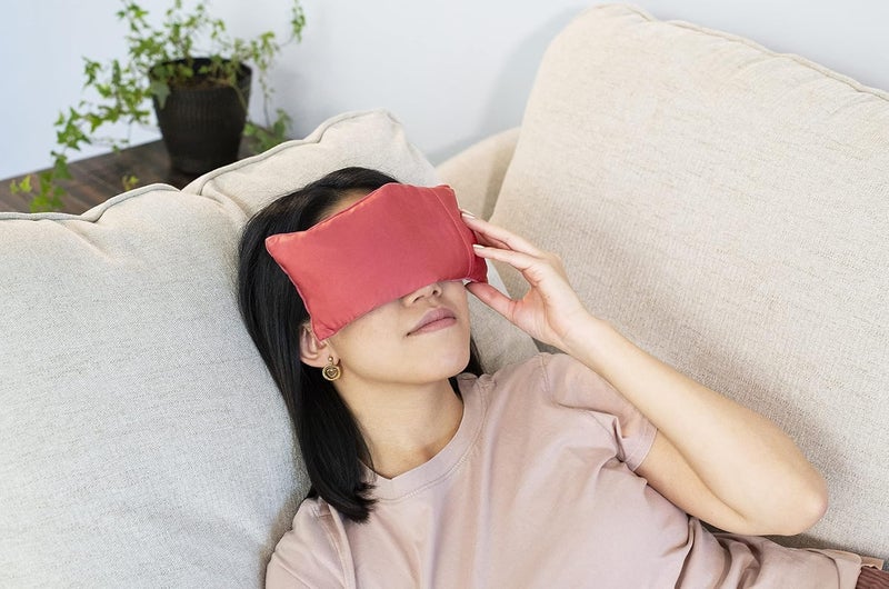 DreamTime Eye Pillow with Rose, Natural Herbal Mask for Relaxation, Create A Spa Experience at Home - Image 5