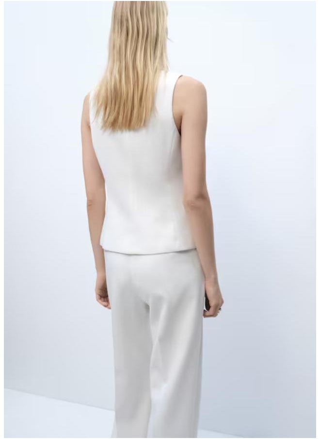MANGO - Casual Double-Breasted Suit Waistcoat - Image 1