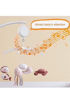 Bukela Baby Music Box Rotator, Crib Replacement Mobile Motor Rotation Universal Crib Hanging Music Box, 12 Lullabies Battery Powered Bed Bells, Suitable for Home Daycare Baby Sleep  - Image 3