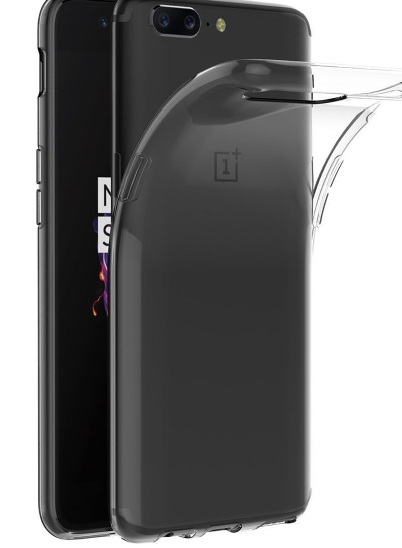 MaiJin Case For Oneplus 5 5.5 Inch Soft Tpu Rubber Gel Bumper Transparent Back Cover - Image 1
