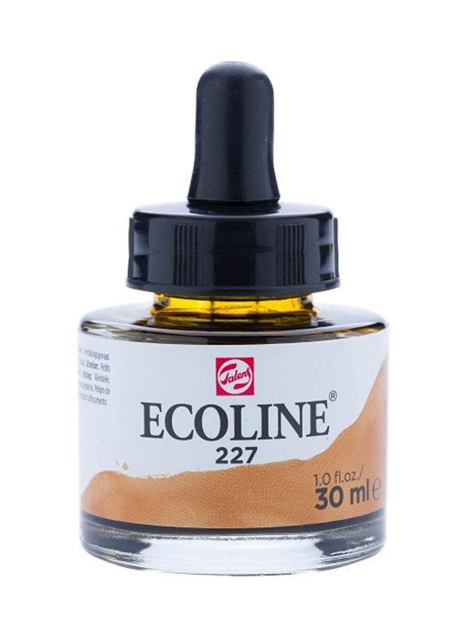Royal Talens Ecoline Liquid Watercolour Bottle 30 ml Yellow Ochre 227
