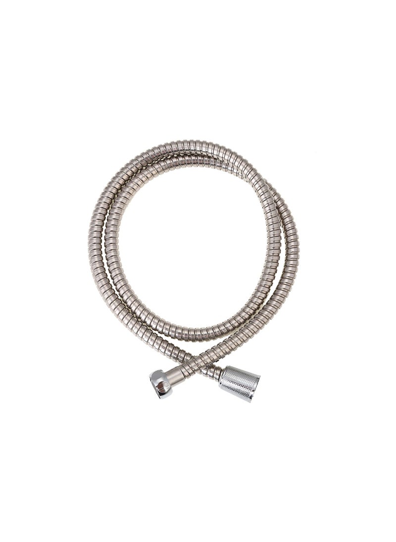 BMB tools Chrome Hose for Hand Bidet -2 Piece 1.2meter Silver- Silver Universal compatibility Chrome bath Handheld Toilet Hand Bidet Shower Sprayer Hose Attachment Stainless Steel LeakProof TangleFree  - Image 2