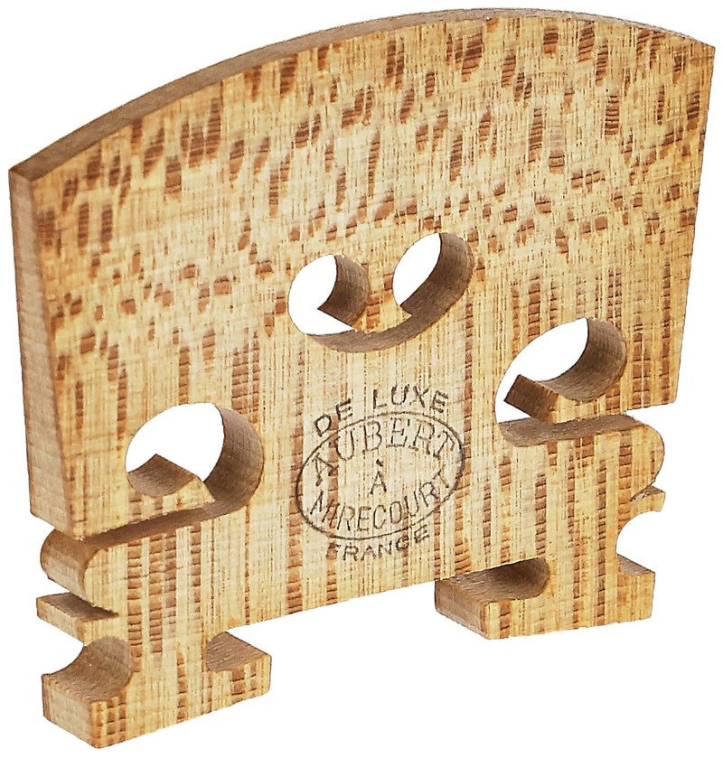 Aubert VB-10 De Luxe Old Violin Bridge – 4/4 Size – Premium European Maple, Tone-Enhancing, Custom Fit for Student & Professional Violins - Image 1