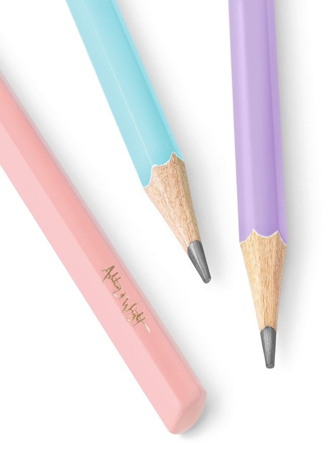 Ashton and Wright - Classic #2 Graphite Pencils - Pastel Coloured Barrels - Pack of 10 - Image 3