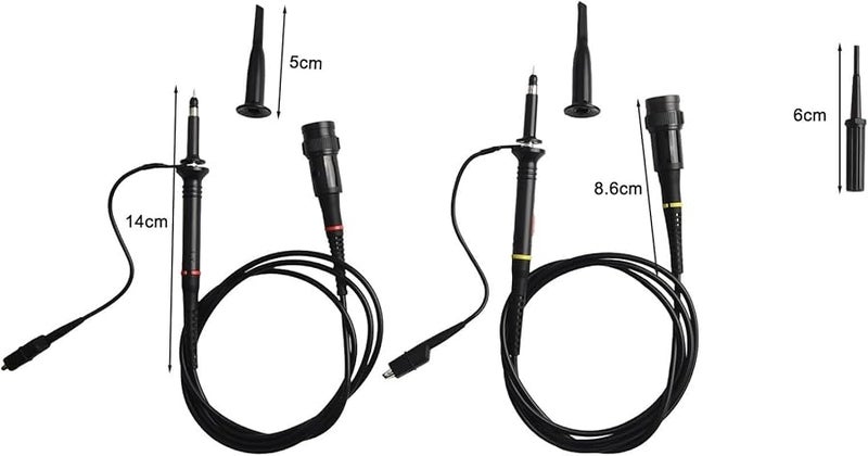 Oscilloscope Probes Kit 60MHz X1 X10 Switchable With BNC Interface And Color Rings - Image 5