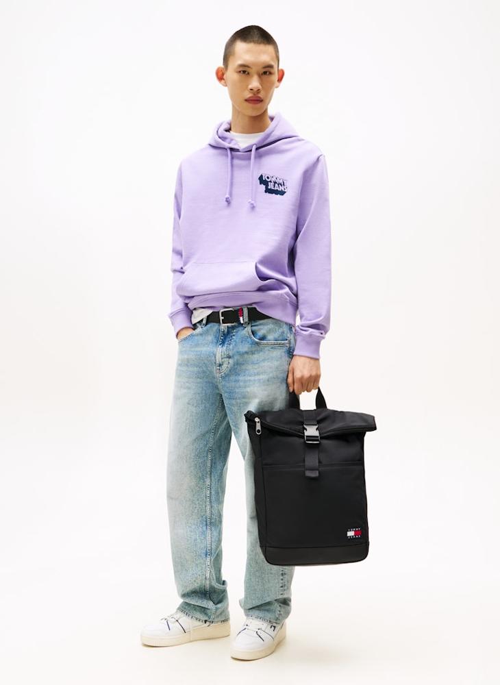 TOMMY JEANS Logo Roll Top Backpack - Image 5