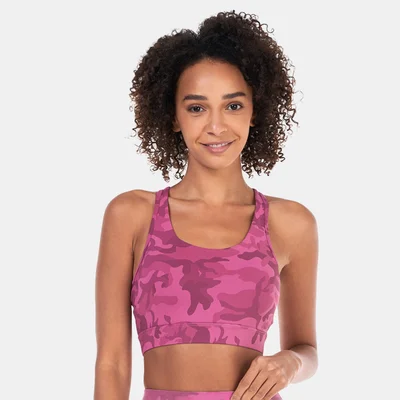 Sun and Sand Sports Women's Printed Sports Bra