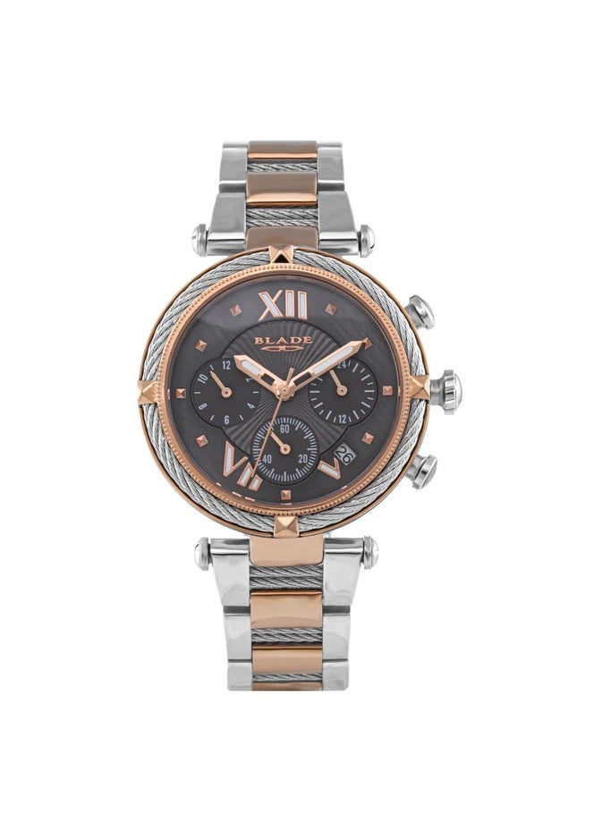 BLADE Paradigm Ombre 3699L2UOU SS Case & Band Multifunction Women's Watch