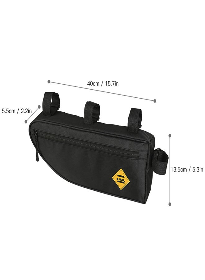 B-SOUL Bicycle Triangle Bag Waterproof Bike Frame Front Tube Bag MTB Cycling Pannier Bag Pouch - Image 3