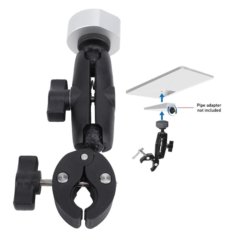 Rectangular Roof Rack Mount Angle Clamp Support for RV Ladder Round Pipe - Image 4