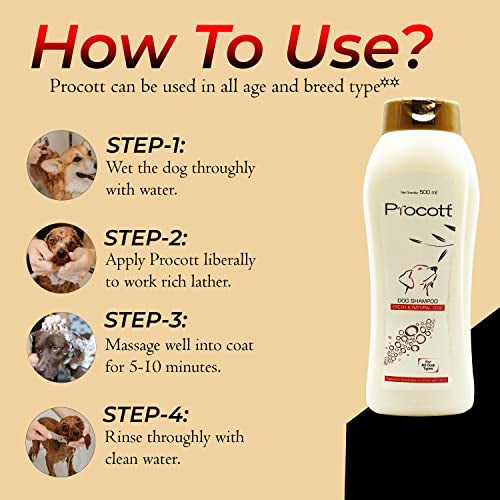 INTAS ALP INTAS PROCOTT Shampoo & Conditioner 500ML Regular Bathing Shampoo for Dogs & Cats Pack of -2 (New Packing of procott 500ml) - Image 4