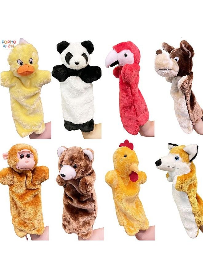 Bluejw - Yiwu New 40cm Plush Toy Hand Puppet Panda Animal Gloves Cross-border Amazon Foreign Trade Dolls Selling - Image 1