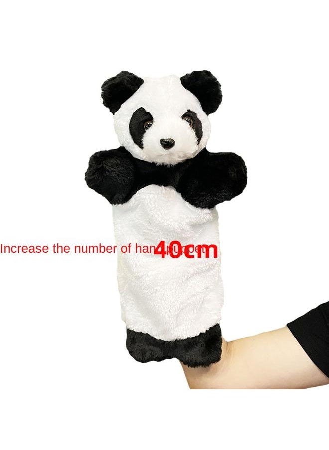 Bluejw - Yiwu New 40cm Plush Toy Hand Puppet Panda Animal Gloves Cross-border Amazon Foreign Trade Dolls Selling - Image 1