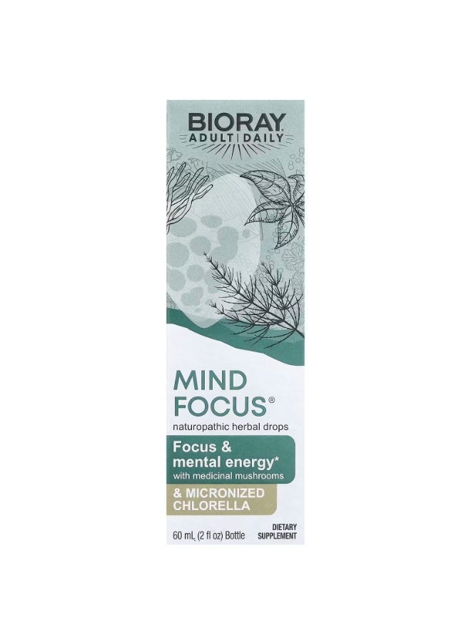 BIORAY Mind Focus®, Alcohol Free, 2 fl oz (60 ml) - Image 1