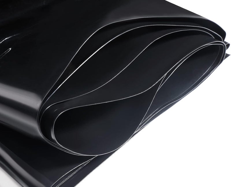 KLEWEE 10 x 13ft Pond Liner, 20 Mil LDPE Heavy Duty Pond Liners, Black Fish Safe Pond Liner for Koi Ponds, Waterfall, Stream, Fountains and Water Gardens - Image 4