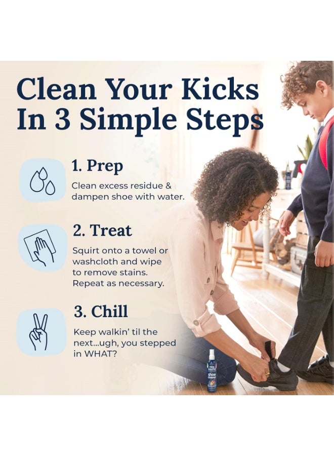 Fabric Shoe Cleaner, Clothes Stain Solution and Sneaker Cleaner for Laundry, Carpet, Upholstery, Leather, Mesh Shoes, Ideal for Deep Cleaning and Restoration - Image 5