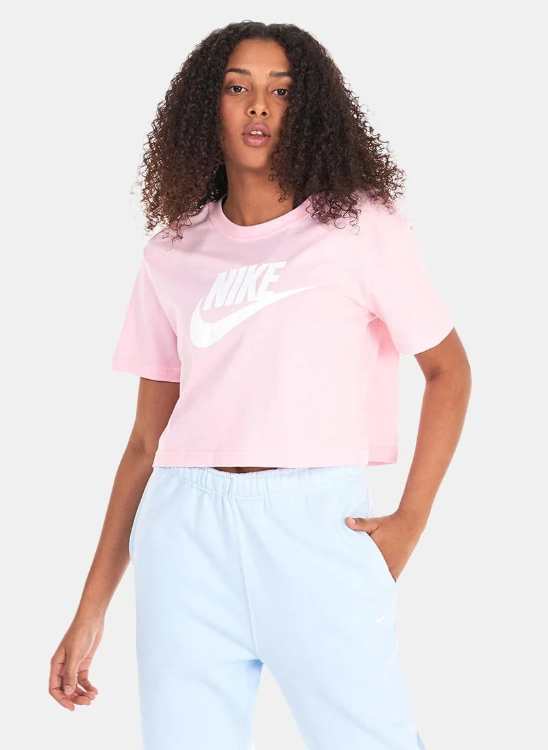 Nike Women's Sportswear Essential Futura Cropped T-Shirt