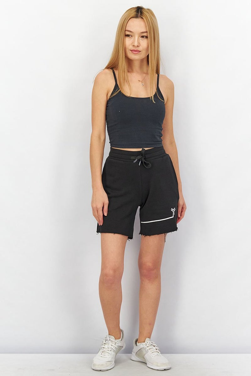 JOHN RICHMOND Women Sportswear Fit Training Shorts, Black - Image 3