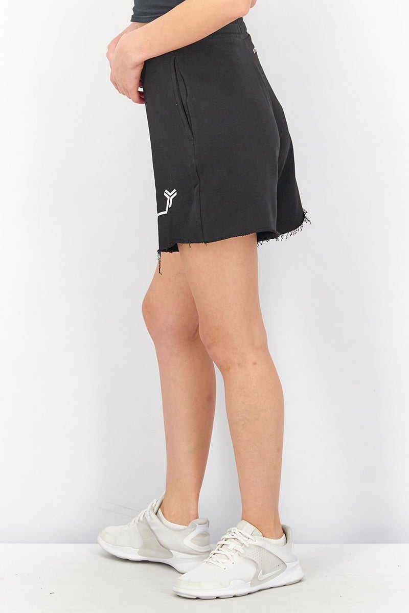 JOHN RICHMOND Women Sportswear Fit Training Shorts, Black - Image 2