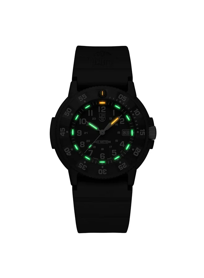 Luminox Unisex Analog Round Shape Rubber Wrist Watch XS.3013.EVO.S - 43 Mm