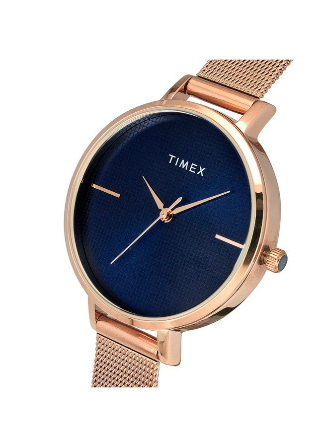 TIMEX Analog Dial Blue Women watch-TWEL155SMU07 - Image 3