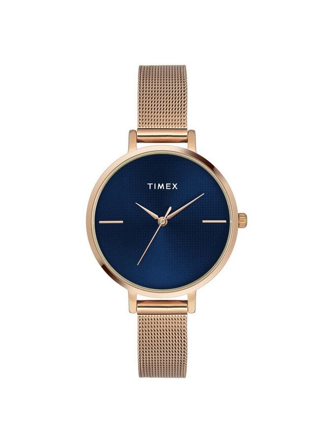 TIMEX Analog Dial Blue Women watch-TWEL155SMU07 - Image 1