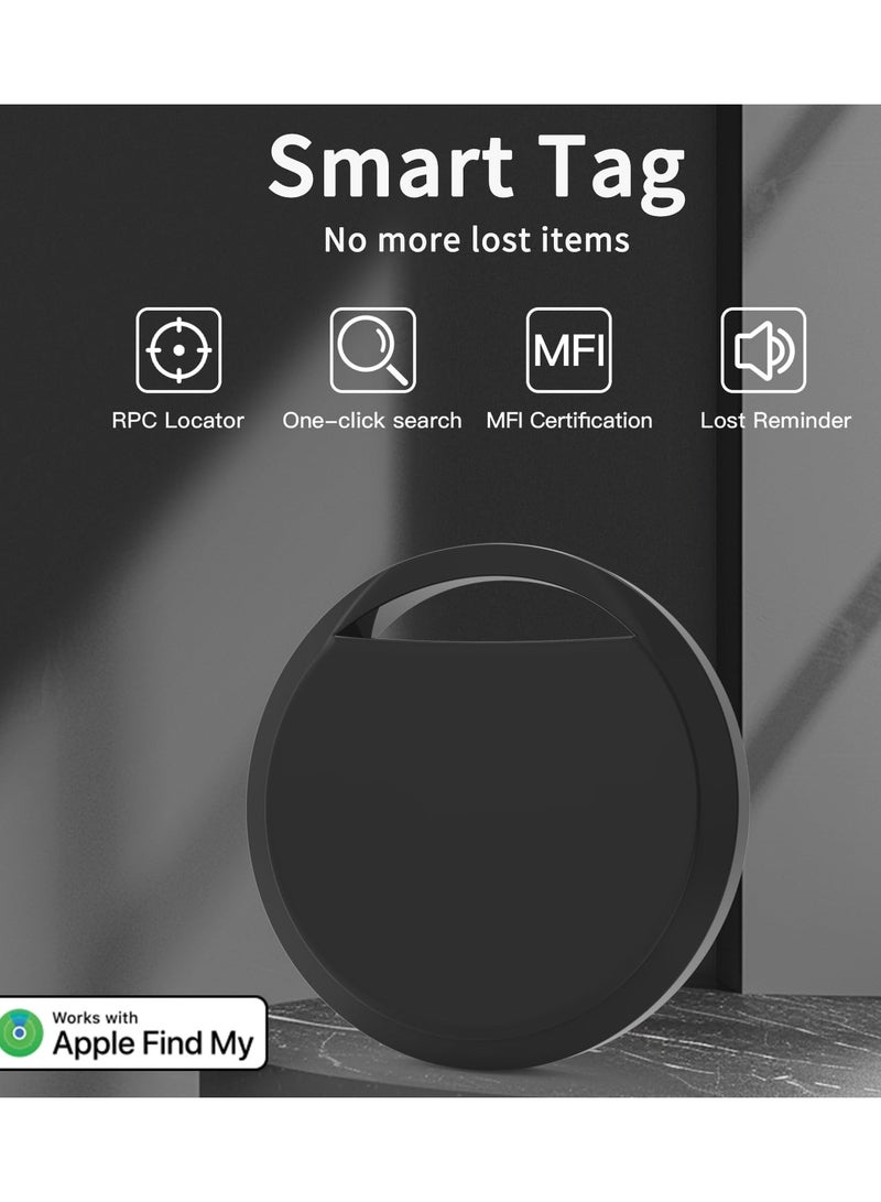 HEYAN Smart Trackers Work with Apple Find My (iOS Only), Lightweight Tag Prevent Loss of Luggage Wallets Keys Bags,Replaceable Battery,IP67 Waterproof - Image 2