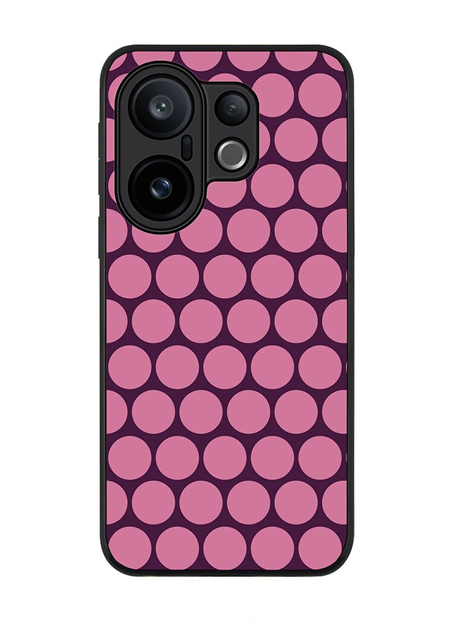 For vivo X200 FE / S30 Pro mini Case,Slim fit Camera Protection, Shockproof Thin Phone cover  - Purple Honeycombs