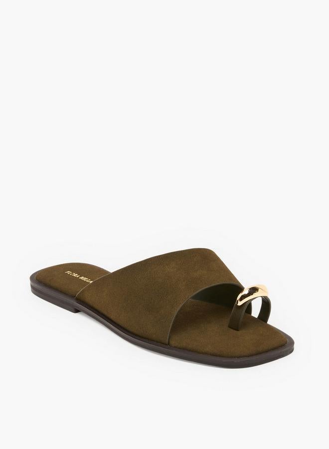 Flora Bella By Shoexpress Women Slip On Toe Ring Sandals - Image 2