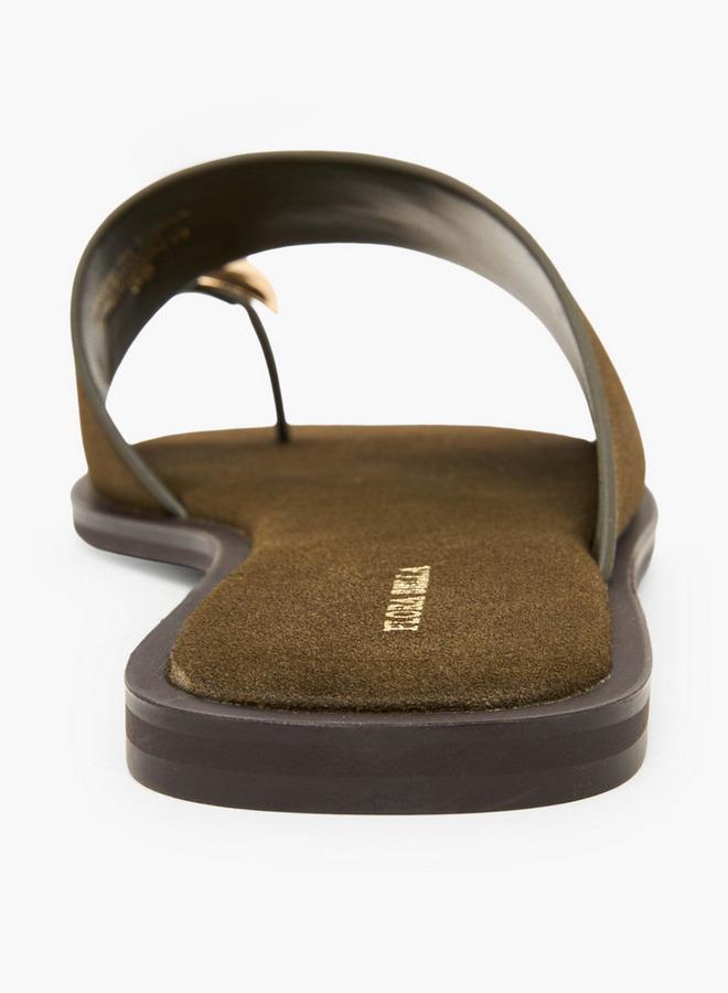 Flora Bella By Shoexpress Women Slip On Toe Ring Sandals - Image 5