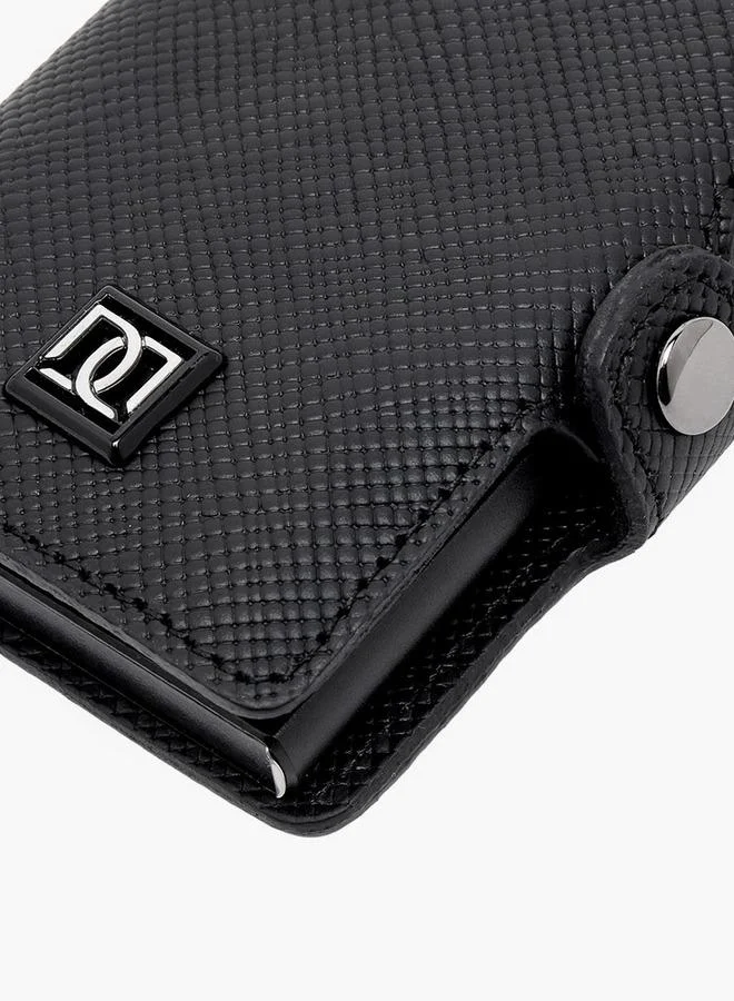 Duchini BLACK Men Automatic Leather Card Holder for Men | Best Price UAE