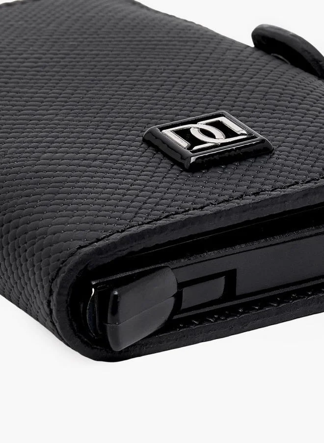 Duchini BLACK Men Automatic Leather Card Holder for Men | Best Price UAE