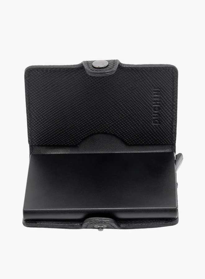 Duchini BLACK Men Automatic Leather Card Holder for Men | Best Price UAE
