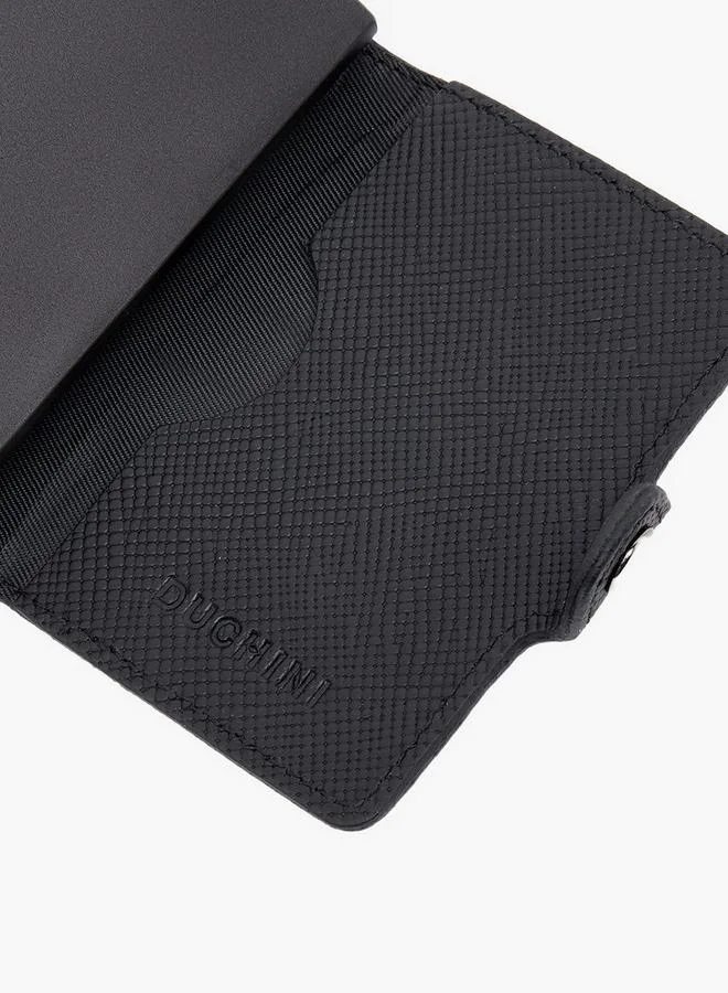 Duchini BLACK Men Automatic Leather Card Holder for Men | Best Price UAE