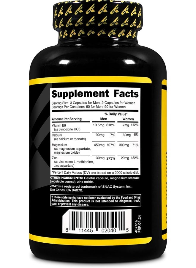 Primaforce Zma Dietary Supplement, 180 Capsules - Image 4