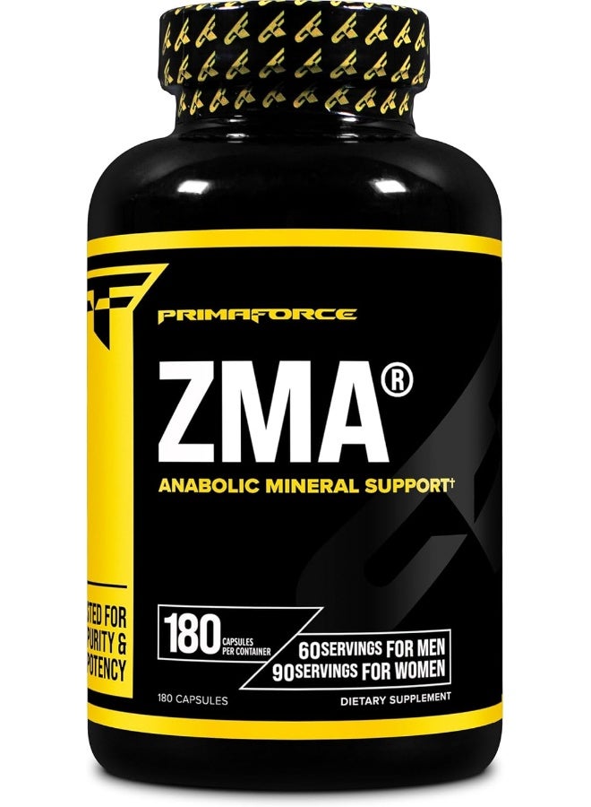 Primaforce Zma Dietary Supplement, 180 Capsules - Image 1