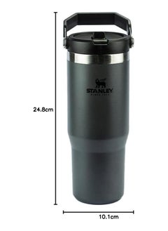 Stanley Stanley Flip Straw Thermal Tumbler | 887ml black  - Image 4