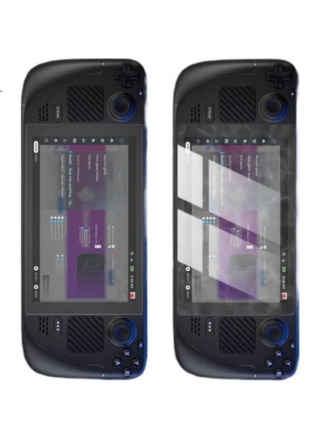 Jsaux Steam Deck Oled Tempered Glass Screen Protector Ar Anti-Glare Ag Matte 2-Pack High Definition Steam Deck Protective Film Handheld Console Accessories Screen Protector Artifact Ultra-Thin Full Sc - Image 2